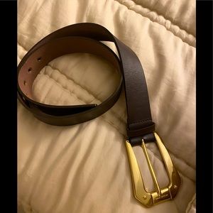 Michael Kors Brown Leather Belt